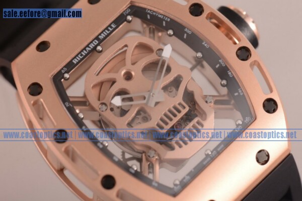 1:1 Replica Richard Mille RM 52-01 Watch Rose Gold RM 52-01